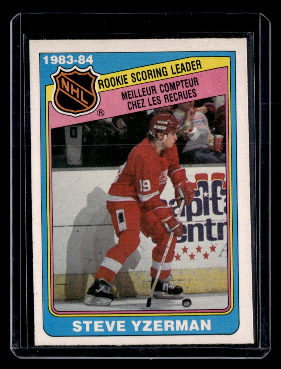 1984-85 O-Pee-Chee #385 Steve Yzerman — front
