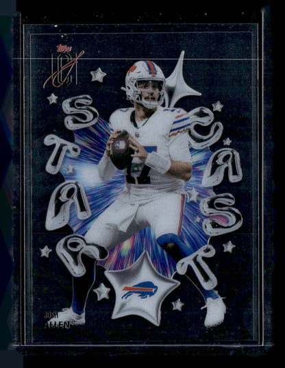 2025 Topps Signature Class #SC-16 Josh Allen Star Cast — front