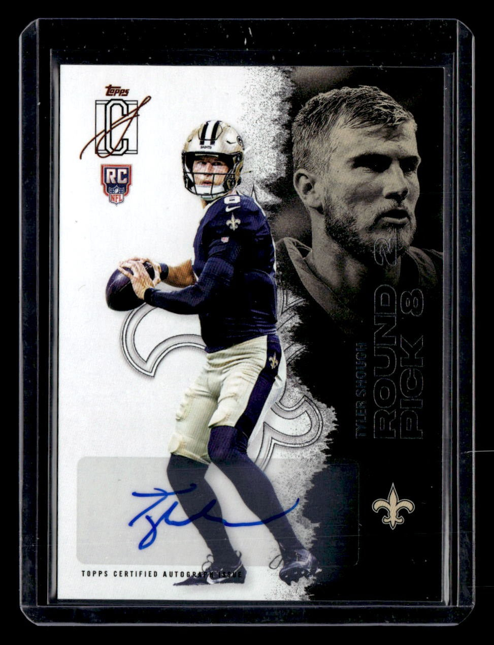 2025 Topps Signature Class #104 Tyler Shough Autographs — front