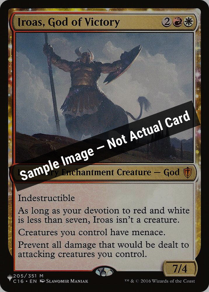 Magic,The List Reprints,Iroas, God of Victory - 205/351,Normal,Near Mint — Sample Image, Not Actual Card
