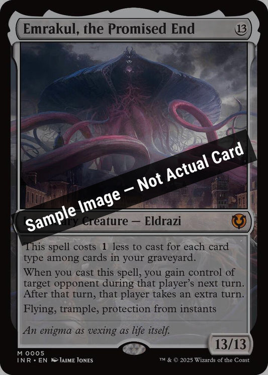 Magic,Innistrad Remastered,Emrakul, the Promised End - 5,Normal,Near Mint — Sample Image, Not Actual Card