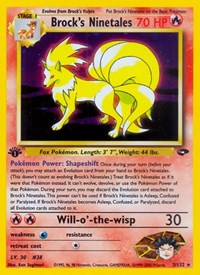 Pokemon Gym Challenge Brock's Ninetales