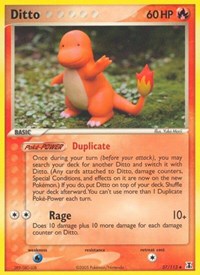 pokemon Delta Species Ditto - 037/113 (Charmander)
