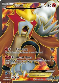 Pokemon Dark Explorers Entei EX (103 Full Art)