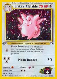 pokemon Gym Heroes Erika's Clefable