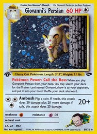 Pokemon Gym Challenge Giovanni's Persian