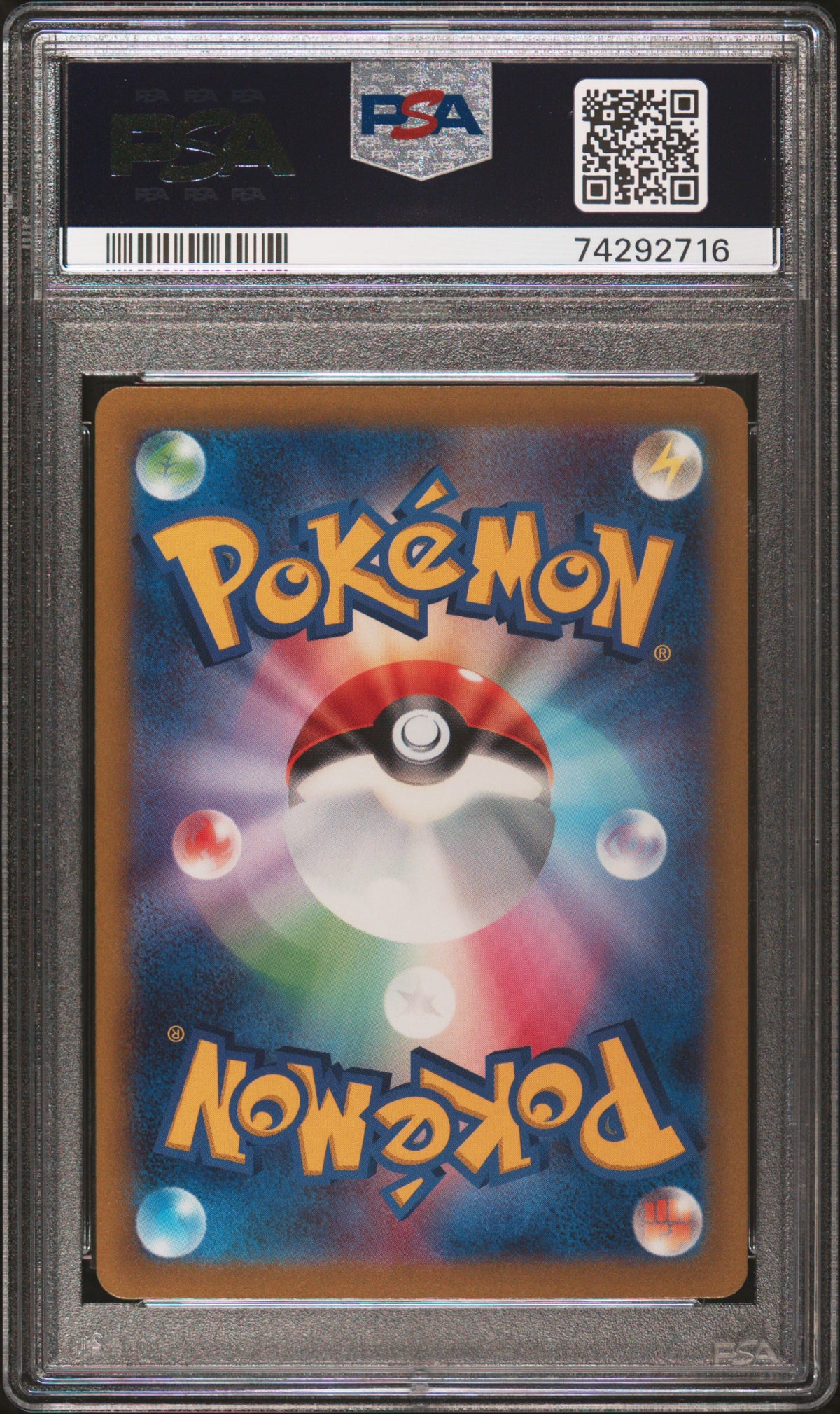 2023 POKEMON JAPANESE SV1a-TRIPLET BEAT PALDEAN TAUROS #084 ART RARE PSA 10 — back of actual slab