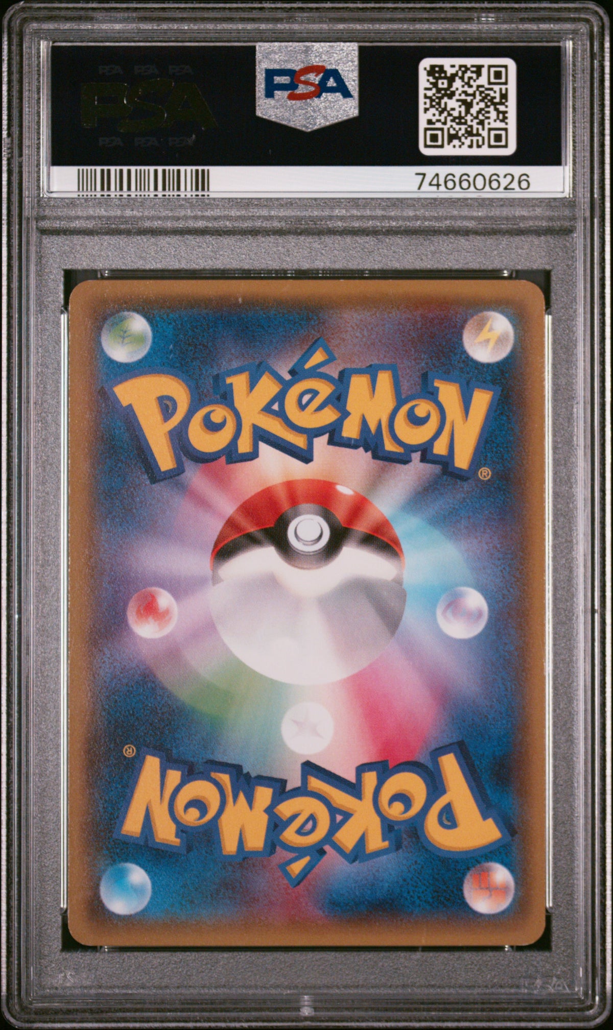 2014 POKEMON JAPANESE XY PROMO MEGA TOKYO'S PIKACHU #98 XY PROMO PSA 8 — back of actual slab