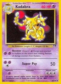 pokemon Legendary Collection Kadabra