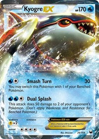 pokemon Dark Explorers Kyogre EX