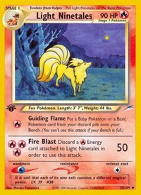 pokemon Neo Destiny Light Ninetales