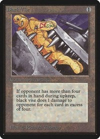 MTG Beta Edition Black Vise