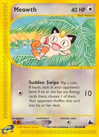 pokemon Skyridge Meowth