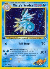 pokemon Gym Heroes Misty's Seadra
