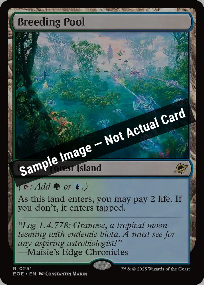 Magic,Edge of Eternities,Breeding Pool - 251,Normal,Near Mint — Sample Image, Not Actual Card