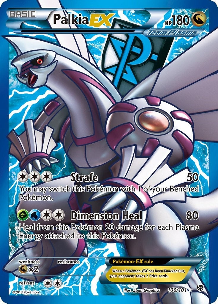 Palkia EX (Team Plasma) (100 Full Art) (100/101) [Plasma Blast]
