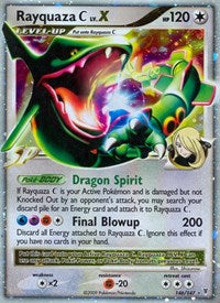 pokemon Supreme Victors Rayquaza C Lv.X