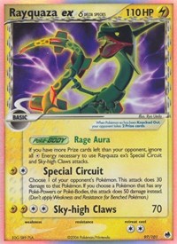 pokemon Dragon Frontiers Rayquaza ex (Delta Species)