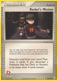 pokemon Team Rocket Returns Rocket's Mission