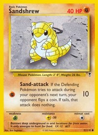 pokemon Legendary Collection Sandshrew
