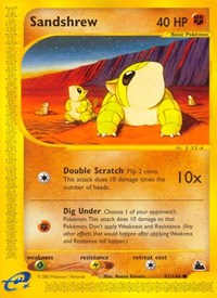pokemon Skyridge Sandshrew