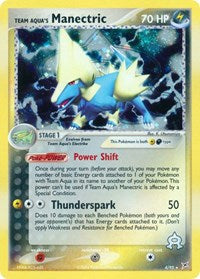pokemon Team Magma vs Team Aqua Team Aqua's Manectric - 4/95