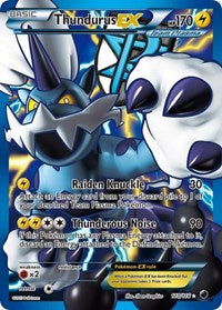 pokemon Plasma Freeze Thundurus EX (Team Plasma) (110 Full Art)