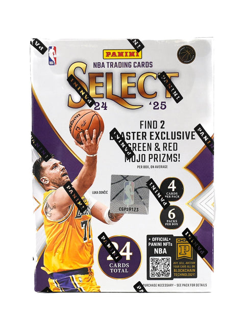 2024-25 Panini Select Basketball Hobby Blaster Box