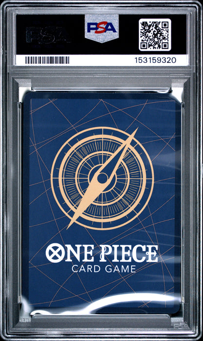 2023 ONE PIECE OP04-KINGDOMS OF INTRIGUE MONKEY D. LUFFY #090 ALTERNATE ART PSA 10