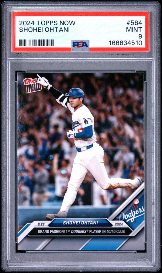 2024 TOPPS NOW SHOHEI OHTANI #584 PSA 9