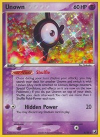 pokemon Unseen Forces Unown (K)