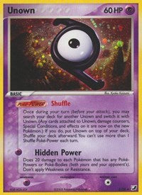 pokemon Unseen Forces Unown (Z)
