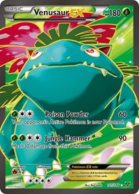 pokemon XY Base Set Venusaur EX (141 Full Art)