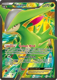 pokemon Plasma Blast Virizion EX (Full Art)