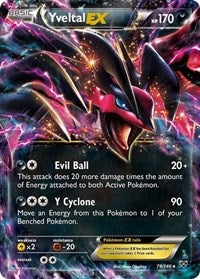 pokemon XY Base Set Yveltal EX