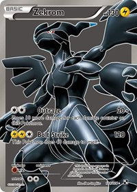 pokemon Black and White Zekrom (114 Full Art)