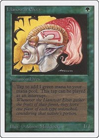 MTG Unlimited Edition Llanowar Elves
