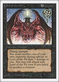 MTG Unlimited Edition Lord of the Pit