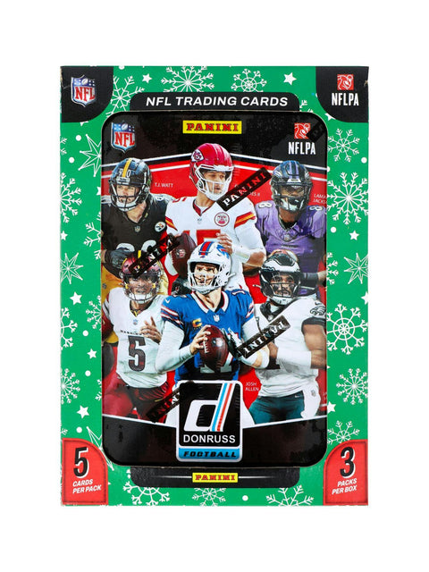 2025 Panini Donruss Football Hobby Holiday Tin