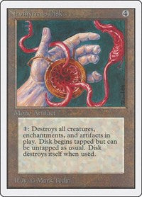 MTG Unlimited Edition Nevinyrral's Disk