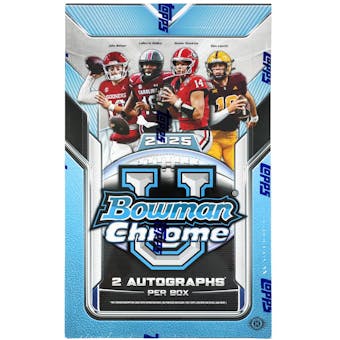2025 Topps Bowman U Chrome Football Hobby Box
