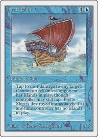 MTG Unlimited Edition Pirate Ship