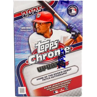 2025 Topps Chrome Baseball Update Series Blaster Box