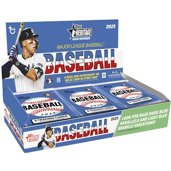2025 Topps Heritage High Number Baseball Hobby Box