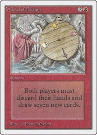 MTG Unlimited Edition Wheel of Fortune