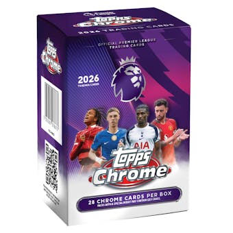 2026 Topps Chrome Premier League EPL Soccer Blaster Box