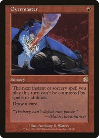 MTG Torment Overmaster