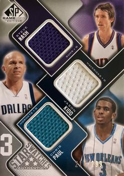 2009-10 SP Game Used #3S-SJC Kidd / Nash / Paul 3 Star Swatches #/299