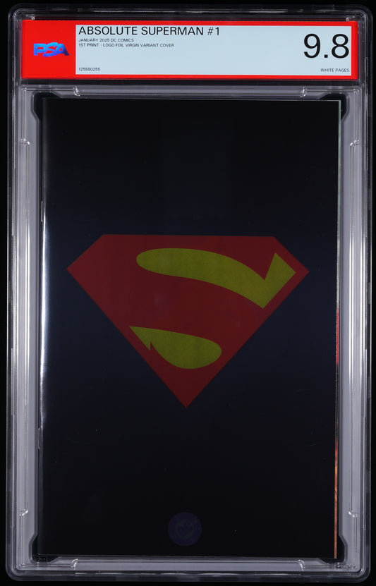 DC Comics Absolute Superman #1 1 LOGO FOIL VIRGIN VARIANT COVER