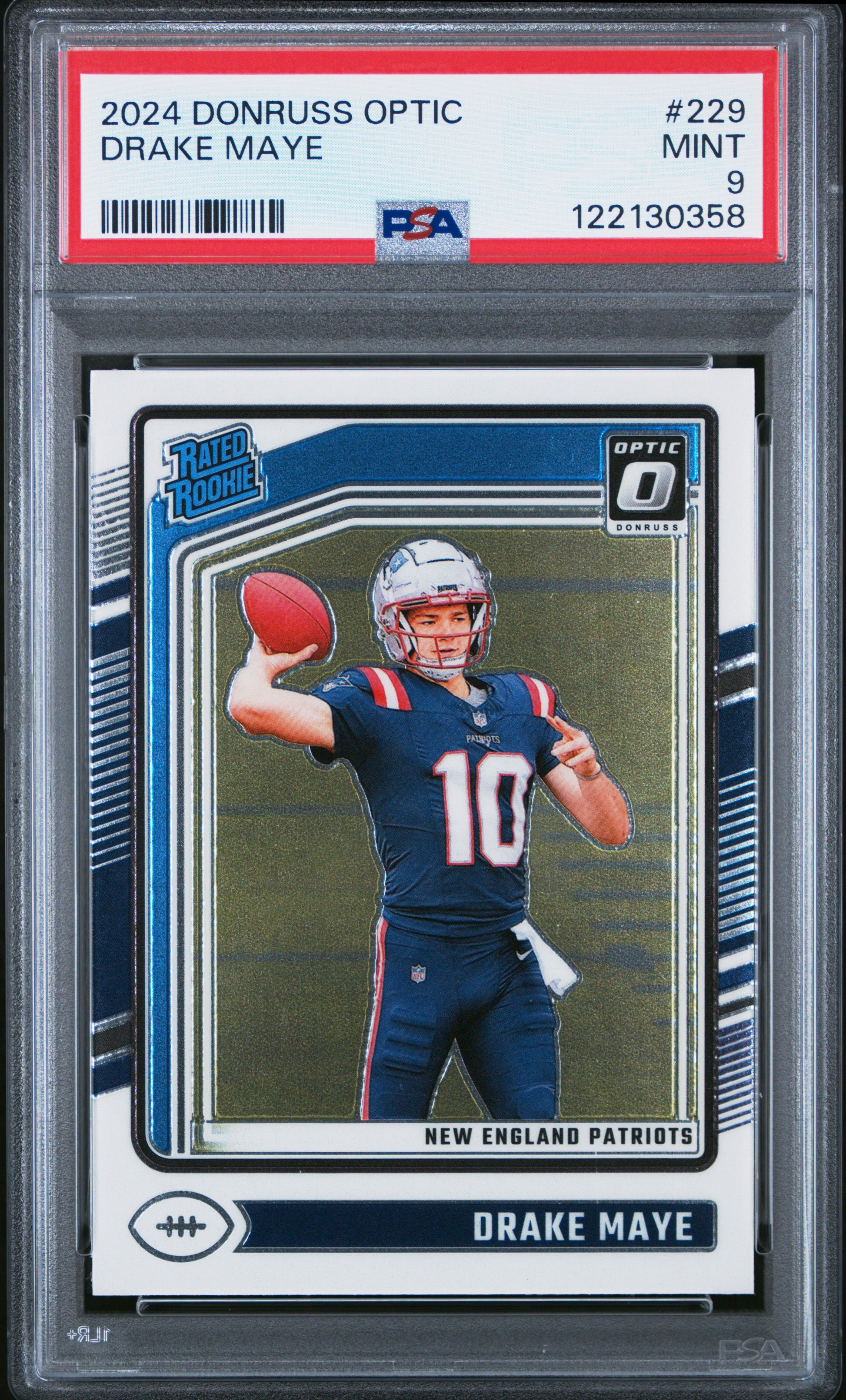 2024 PANINI DONRUSS OPTIC DRAKE MAYE #229 PSA 9